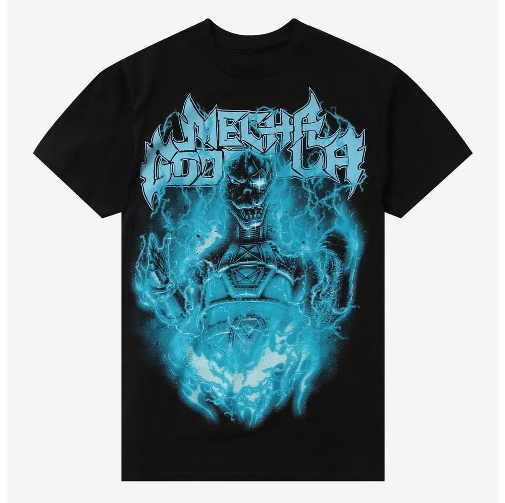 Godzilla Ghost X Ghost Mechagodzilla Металлическая футболка Унисекс Размер S-5XL Унисекс Футболка XL