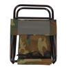 Camping Chair Steel Pipe Oxford Cloth Portable Folding Chair Stool with Bag for Fishing Picnic