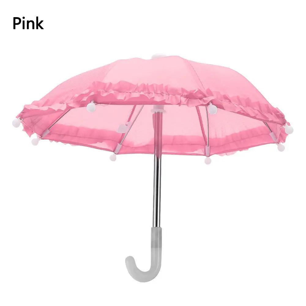 

1 Pcs New Mini Doll Umbrella Toy Rain Umbrella Dolls Accessories Birthday Gift For Kid Children Doll Embellishment Ornament