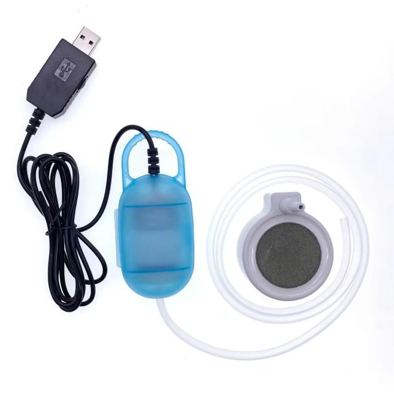 Ultra-Quiet Nano USB Oxygen Pump for Fish Tanks with Adjustable Airflow