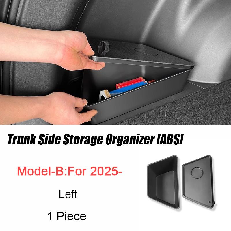 For Geely Monjaro Xingyue L    2024 2025 Car Trunk Side Panel Storage Box On the Left and Right Sides With Cover Kit