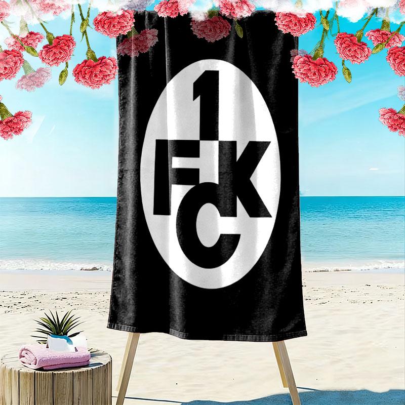 Kaiserslautern logo Beach Towel, Large Soft Quick Dry Towel for Beach Camping Swimming