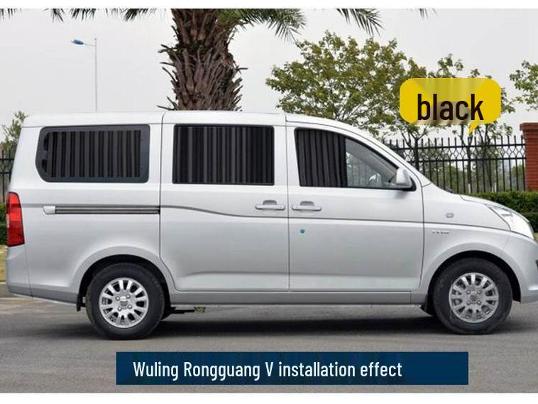 Aluminum Alloy Dual Guide Rail Sunshade Curtains for Dongfeng Xiaokang K17 Side Windows