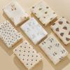 Soft Cotton Newborn Wrap Blanket Double-Layered Baby Quilt Soft Gauze Wrap Blanket  For Newborn