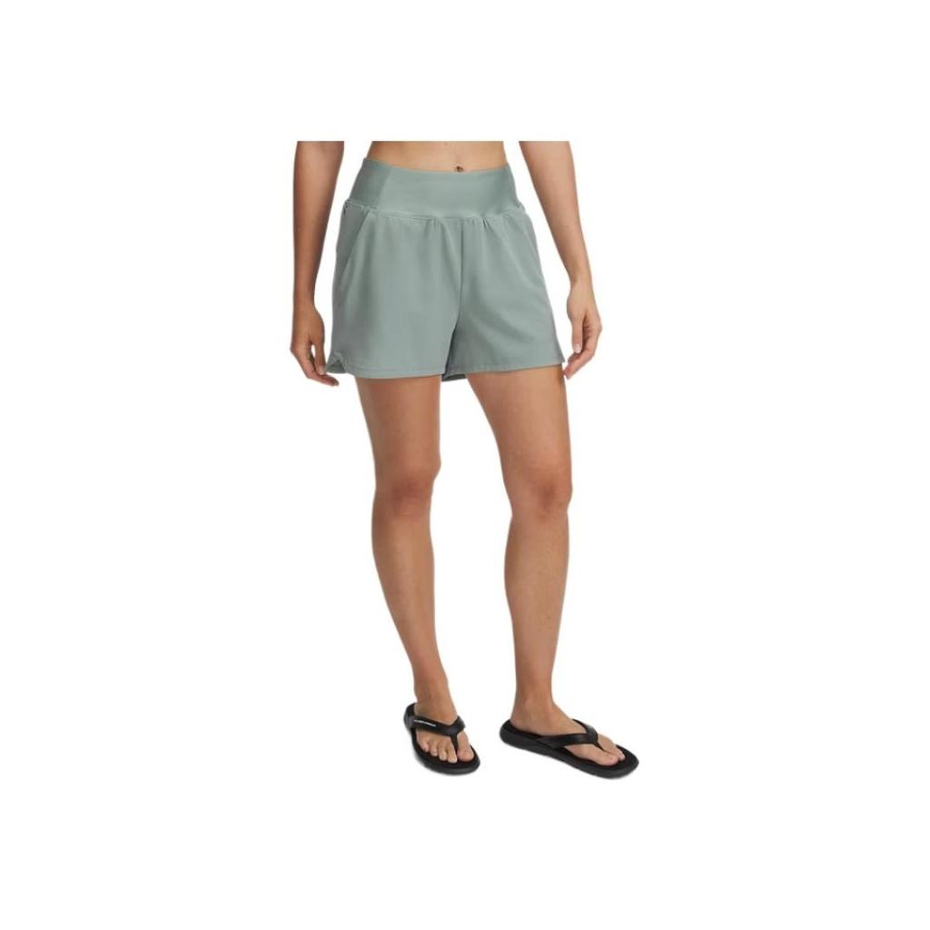 Under Armour Fish Pro Woven Series Comfortable Stylish Fitting Versatile Casual Shorts Women Shorts Light-Green 1383556-348