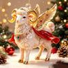 1Pcs Sheep Shaped Flat Acrylic Car Rearview Mirror Hanger Aesthetic Pendant for Auto Interior Home Shelf Decor