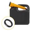 10Pcs Replacement Gas Gaskets Gas Can Spout Gaskets Fuel Washer Seals Rubber Fuel Can Spout Seals Compatible with Most Gas Can Spout