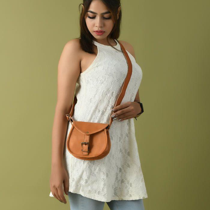 Leather  Crossbody Sling Bag