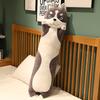 Long Husky Plush Toys Cartoon Sleeping Cushion Dolls Stuffed Soft Animal Dog Pillow for Children Girls Gifts