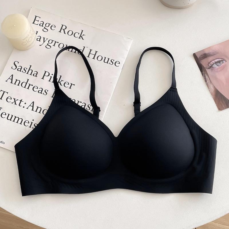 Women Wireless Soft Support Push Up Bra For Small Bust Anti Sag Breathable Lingerie