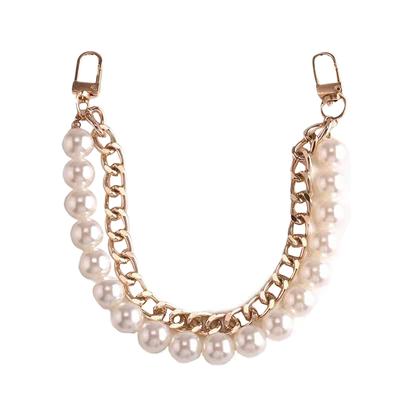 Pearls Chain Strap For Handbag  Accessories For Handbags Handles Metal Chains