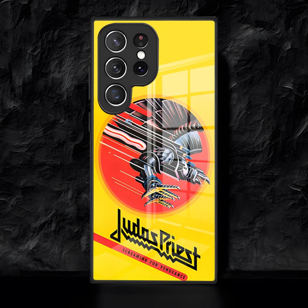 Band J-Judas P-Priest Phone Case For Samsung S26 S25 Edge Ultra 24 23 22 21 Ultra Plus Fe A55 56 15 4G 5GGlass Cover