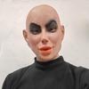 Ugly Girl Latex Mask with Big Mouth, Prank Party Mask