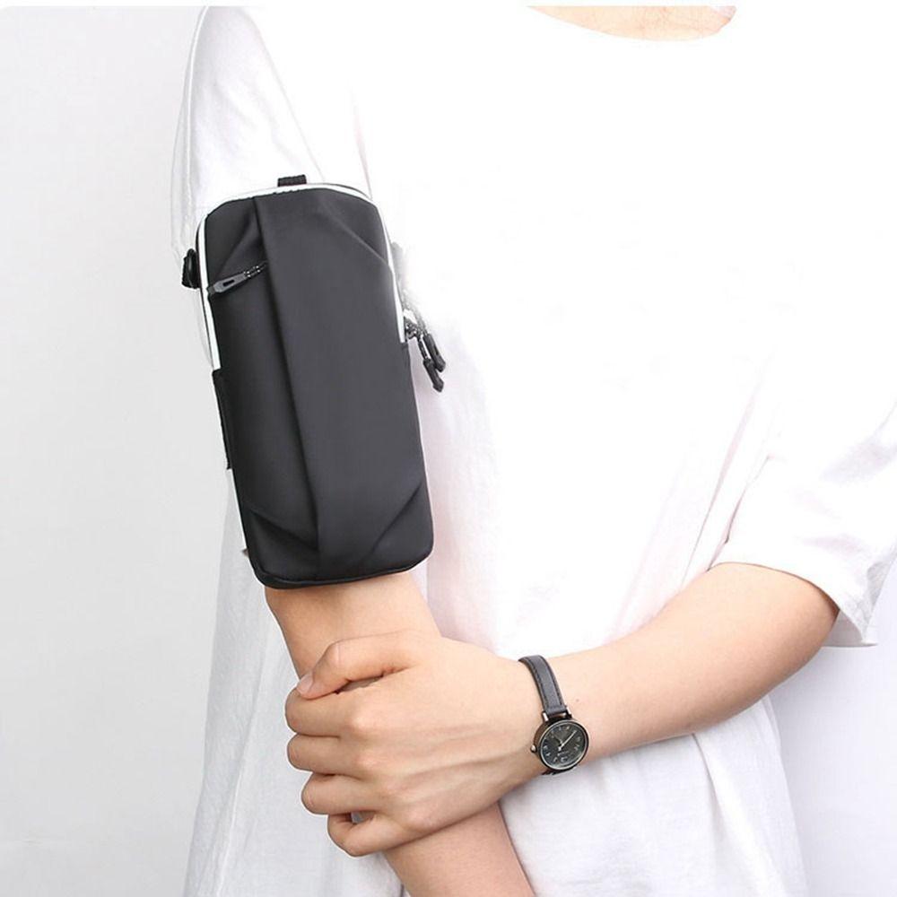 Neue Nylon-Lauf-Armtasche Wasserdicht Reflektierend Handy-Tasche Multifunktional Mode Sport-Handgelenk-Tasche Sport
