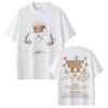 Rapper Chris Brown Face Graphic T-shirts Breezy Bowl XX Tour 2025 T-shirt Summer Unisex Women Hip Hop Fashion Pop Music T Shirts
