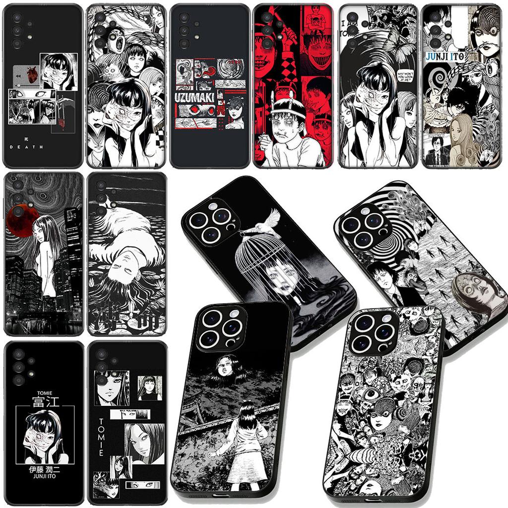 Junji Tomie Ito Collection Phone Case for Xiaomi Redmi 15C 15 A5 9A 9C NFC 9T Note 9 8 8T Protective Cover