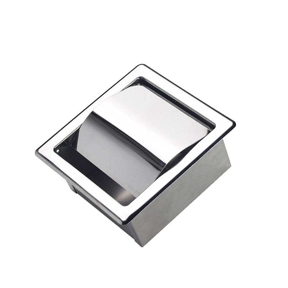 Cover Embedded Bathroom Accessories Roll Paper Box Tissue Paper Rack Tissue Box Toilet Paper Holder