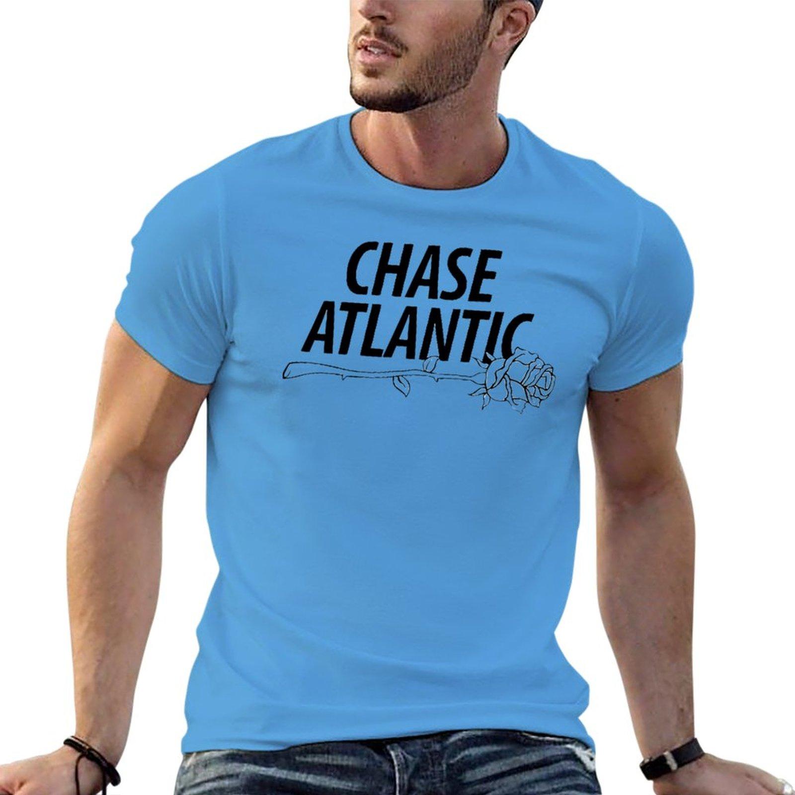 chase atlantic logo rose Classic TShirt Short tshirt Anime tshirt summer clothes plain t shirts men S