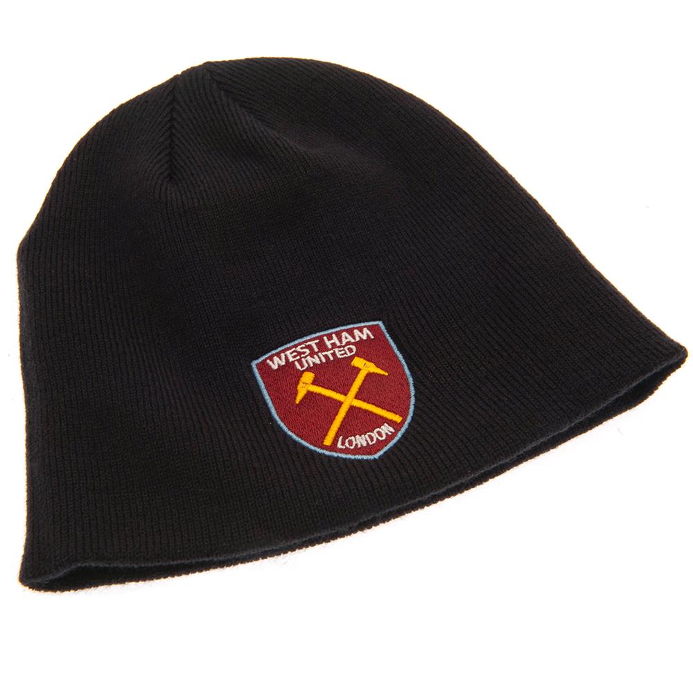 West Ham United FC Unisex Adult Crest Beanie
