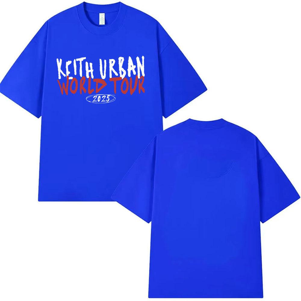 Keith Urban High and Alive Welttournee 2025 T-Shirt Herrenkleidung Hip Hop Kurzarm-T-Shirts Vintage Oversize Baumwoll-T-Shirt