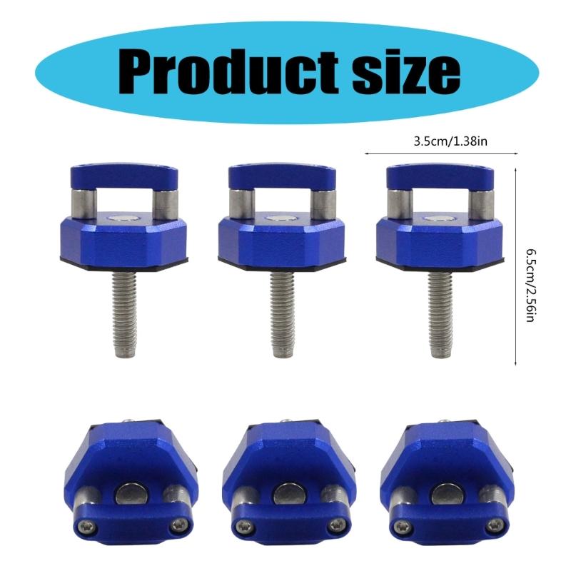 Industrielle Hardtops Entfernung Befestigungselemente Aluminium mit Ringen Präzisionsringe Rändelschrauben Schnellverschluss Schrauben für Auto