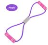 Yoga Gum Fitness Resistance Figure 8 Tubing Bowtie Pilates Tube Chest Expander Rope Workout Muscle Elastic Rubber Accessory