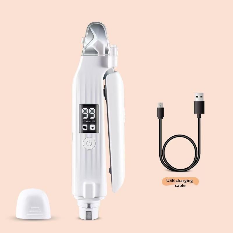 2 In 1 Electric Pet Nail Trimmer With Led Lights Pet Nail Grinder Dog Nail Trimmer And Grinder For Small Medium Large Dogs/Cats