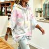 Women's Loose Fit Printed Hoodie Casual Sweatshirt Top