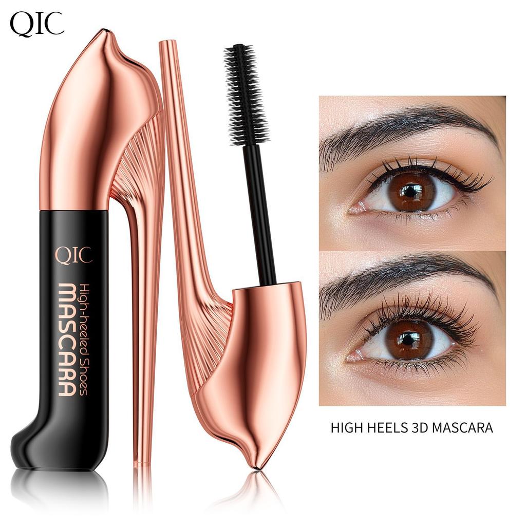 New Mascara Makeup High Heels Mascara Waterproof Non-Smudging 4D Plump Curl