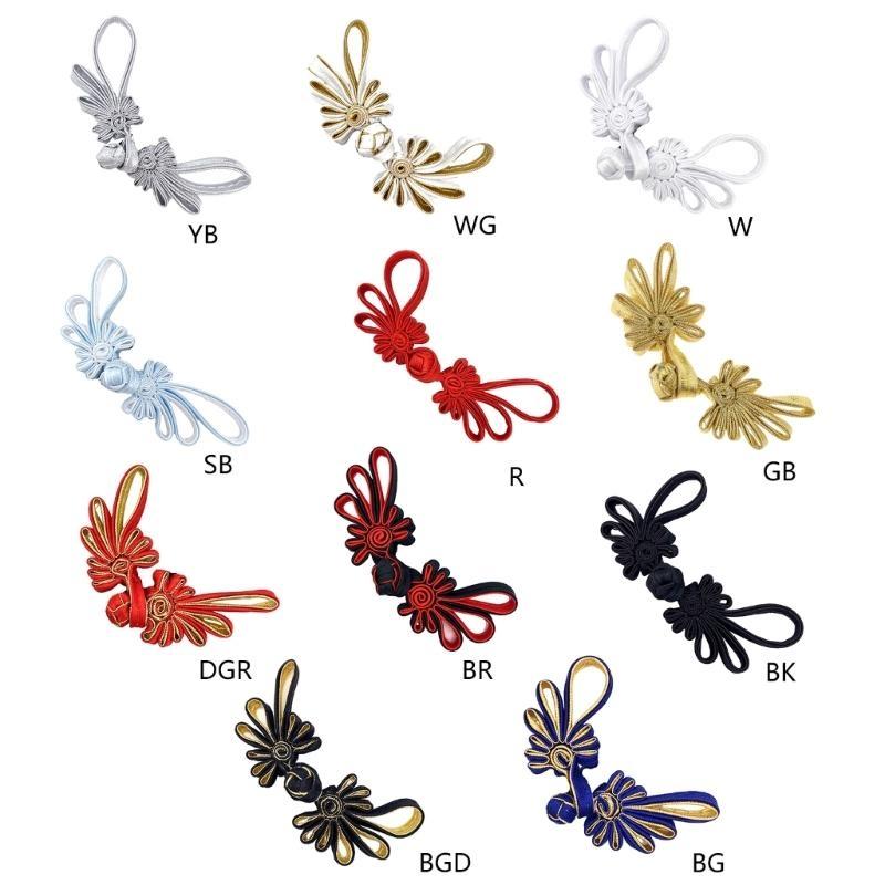 Chinese Suit Flower Cheongsam Buttons Knot Fastener Closures DIY Buckle