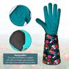 New Garden Gardening Gloves for Women's Courtyard Care Gloves Durable, Cut Resistant, and Puncture Resistant Long Arm Protection