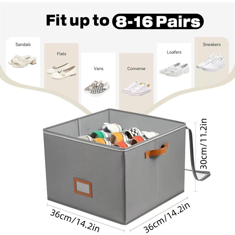 

Multi-function Shoe Organizer Foldable Shoe Rack New Shoe Storage Box серый