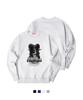HELLVN H/V Ramdog Oversized Fleece-Lined Sweatshirt (Som4-4Hv043)
