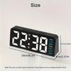 Digital LED Alarm Clock Desktop Table Clock Night Light with Time Temperature Display Backlight Snooze Clock Modern Decor