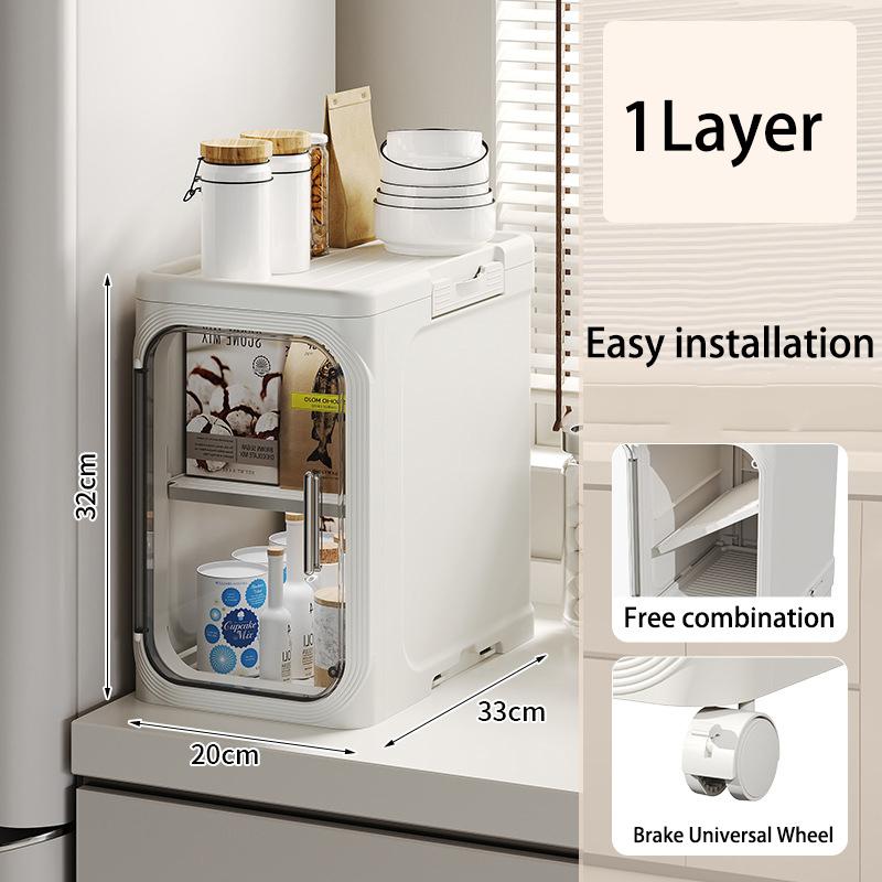 Toilet Storage Cabinets, Bathroom Cabinets, Kitchen Shelves, Foliding Storage Cabinet 1/2/3/4/5 Layers