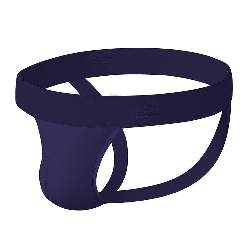 

Мужские стринги ADANNU в европейском и американском стиле с низкой талией, однотонные, хлопковые, BP.01 Extra Large королевский синий