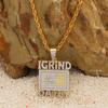 Personalized Hip Hop Safe with Micro Inlaid Zircon Pendant European and American Trendy Jewelry Necklace