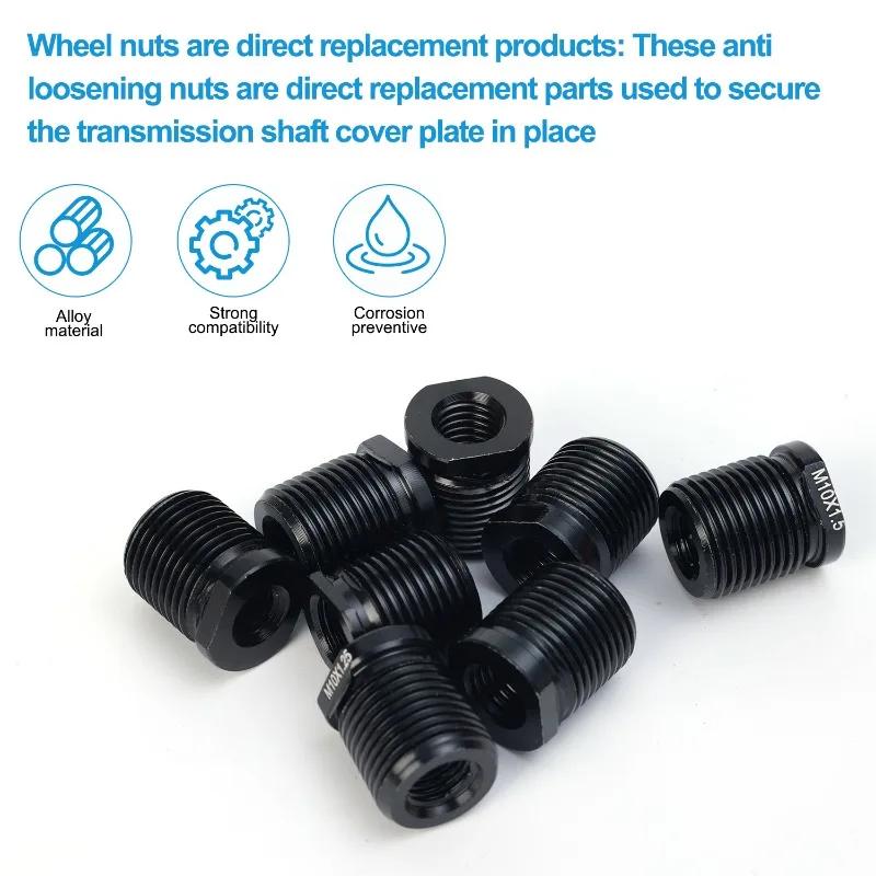 Car Tuning Parts Handle Adapter for M8 M10 1/5PCS Aluminum Shift Knob Adapter Shift Knob Adapter Converter Female Threaded