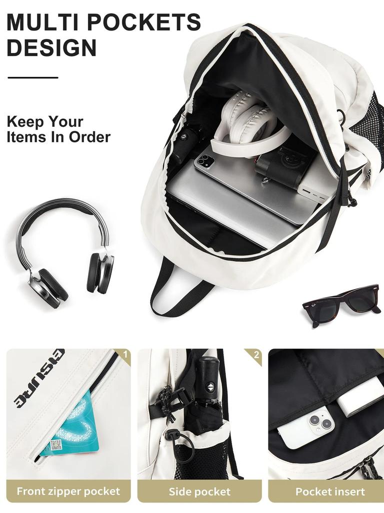 Laptop Backpack for Women Men 14inch Computer Bag, School Backpack, Lightweight Fashion Travel Work Anti-theft Commuter Backpack