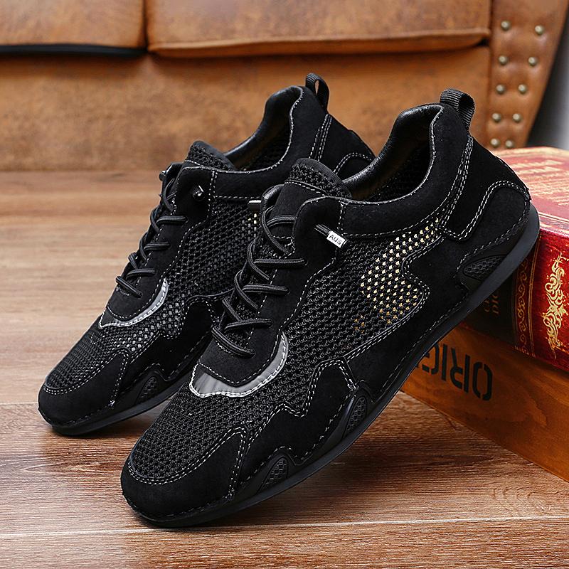 Brand Shoes, Men's Casual Shoes, Golf Shoes, Round Toe Breathable Mesh, Handmade Shoes, Discounted Men's White Sports Shoes