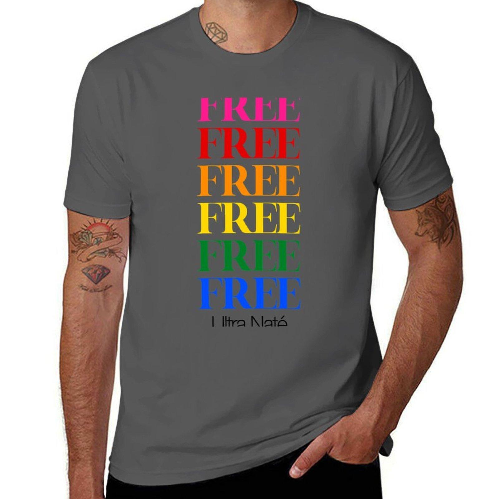 

FREE T-Shirt t shirt man designer t shirt man luxury cotton t shirt pack T-Shirt 4XL