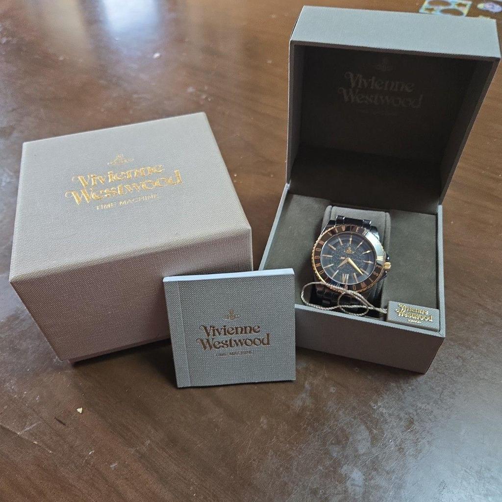 Used Vivienne Westwood Watch Black Gold