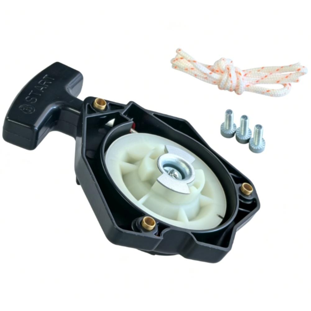 

For Backpack Blower Repair Recoil Starter Backpack Blower Includes Cord Includes 3 Screws Plastic Material For ECHO PB-8010 China Mainland