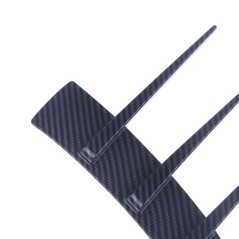 2Pcs Front Bumper Vent Sticker Car'S Door Side Modification Model Duck Type Splitter A Set Currency Exterior Parts
