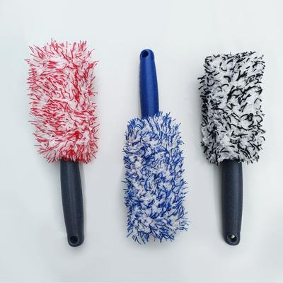 Autowaschbürste Super Brush Plüsch Premium Räder Bürste Rutschfester Griff Leicht zu reinigende Felgen Speichen Radlauf Zubehör Werkzeuge