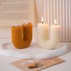 U Shaped Candle Scented Candles Ribbed Aesthetic Home Decorative Candles Smokeless Personalized Candles Guest Gift Lot