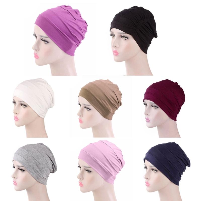 Chemo Hats For Women Cancer Headwear Cap  Turban Hat Liner Under Hat Comfy Chemo Cap Sleep Turban Hat Liner
