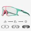 Photochromic Men Women Cycling Glasses Discoloration Mountain Bike Goggles Sport Fishing Running Sunglasses MTB Bicycle Eyewear