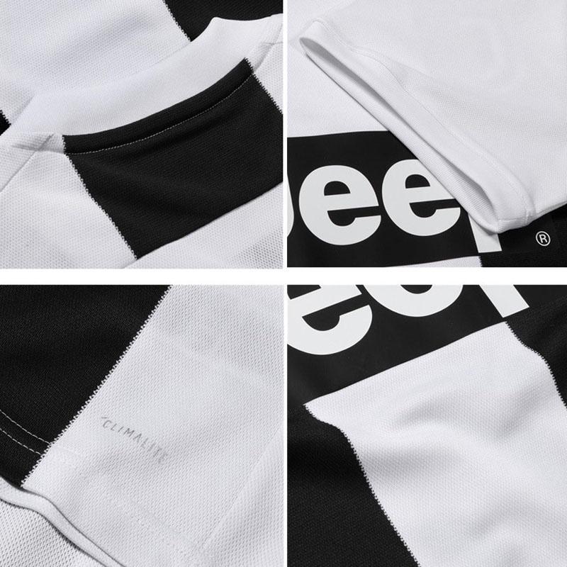Juventus Ronaldo Cristiano Home Shirt Football Whiteblack Color 2018 2019 Seria