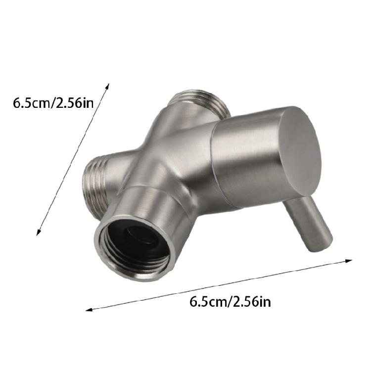 Fast Faucet Adapter Split Flows Valves Metal Produced Fitting Water Divider Valves for House Commercial Bathroom Fixtures